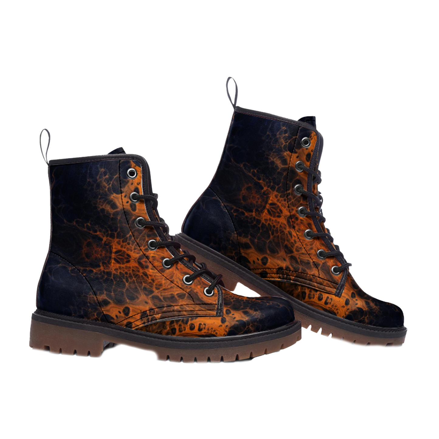 FRACTAL FLUID | Leather Boots