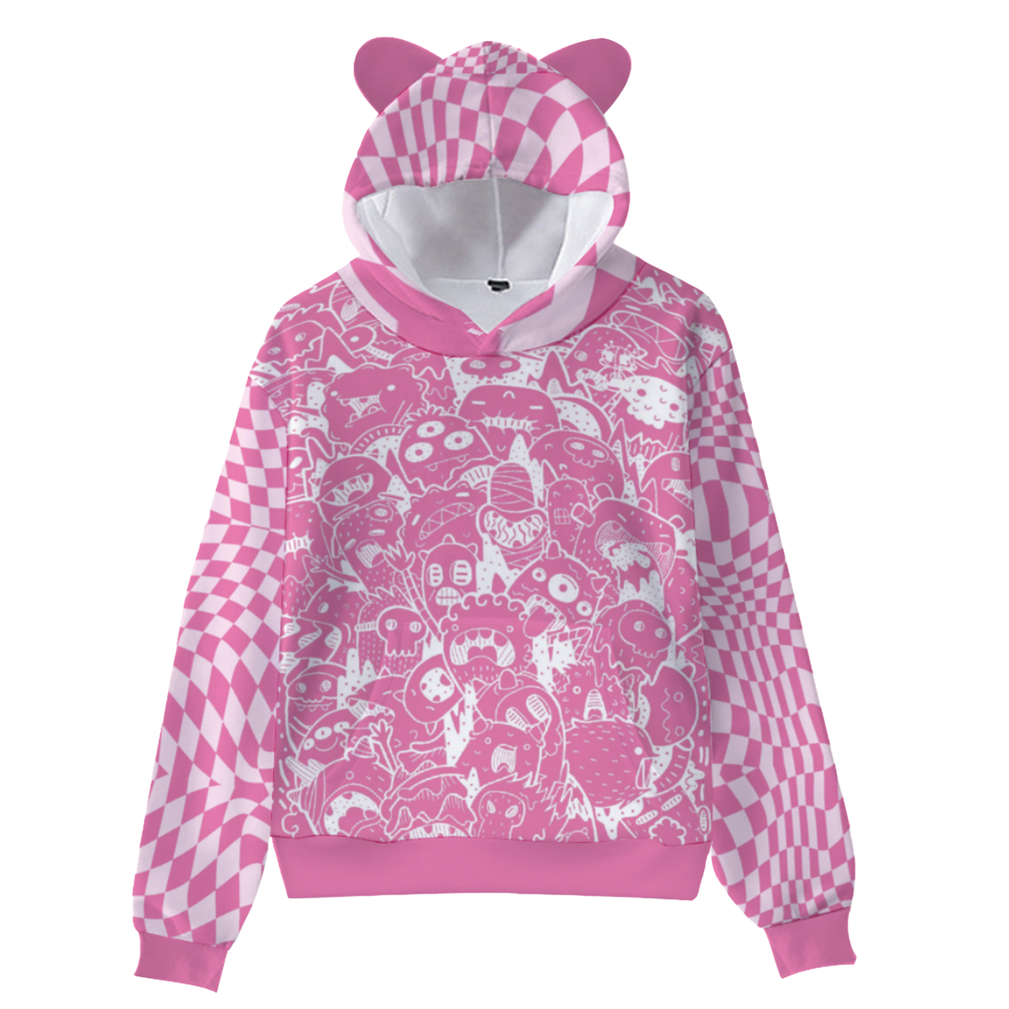 PINKU NO BAKUHATSU Kawaii | Cat-eared Hoodie